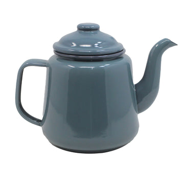 Falcon Grey Black Rim 1.5L Teapot