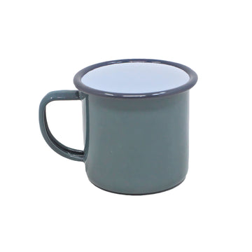 Falcon Grey Black Rim 350ML Coffee Mug