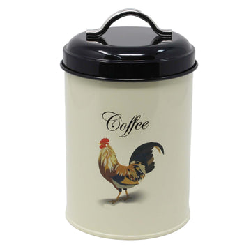 1.2L Cream Cockerel Kitchen Canister Storage Jar With Handle