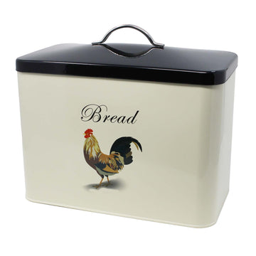 5.5L Airtight Cream Bread Loaf Bin Lid Canister Storage