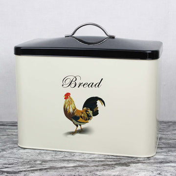 5.5L Airtight Cream Bread Loaf Bin Lid Canister Storage