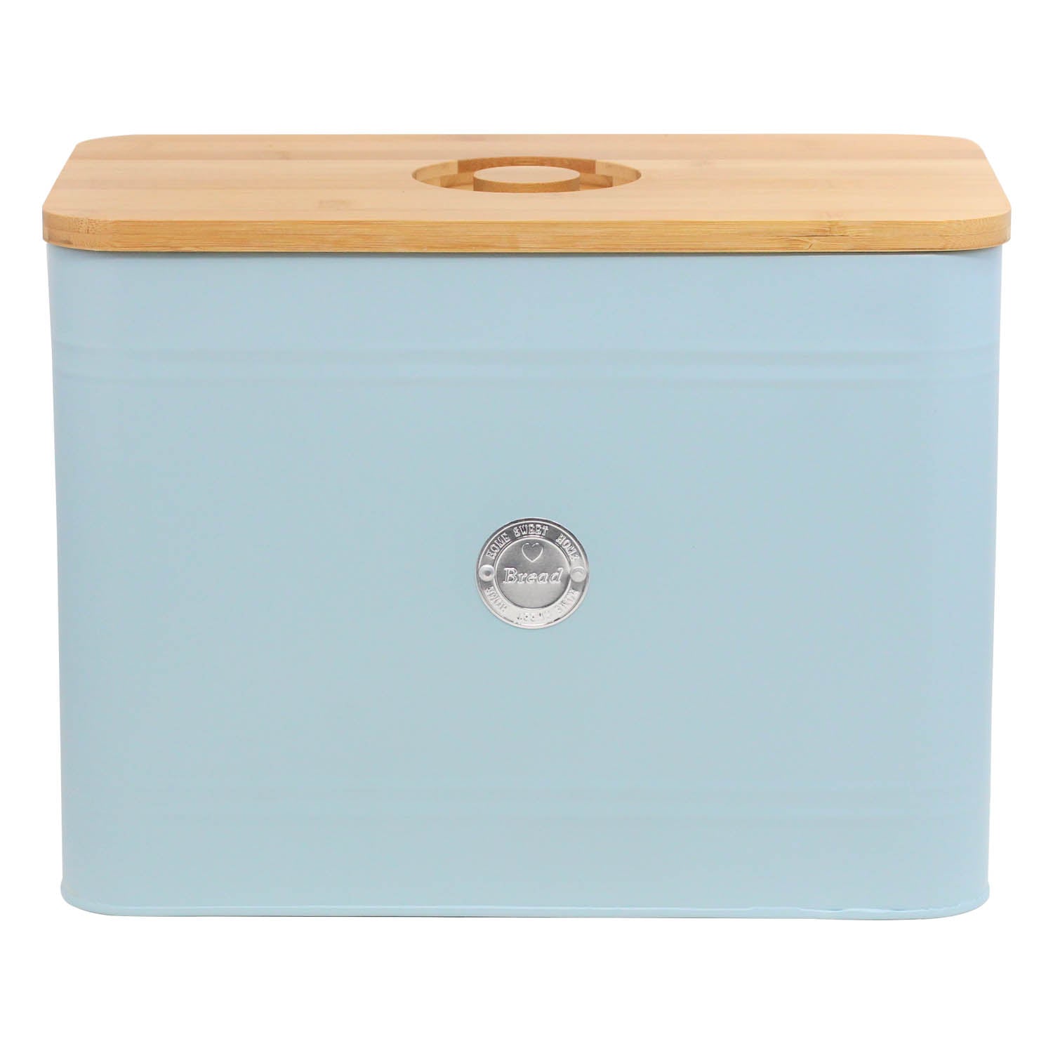 Bread Bin Canister Minimalist Blue Vintage