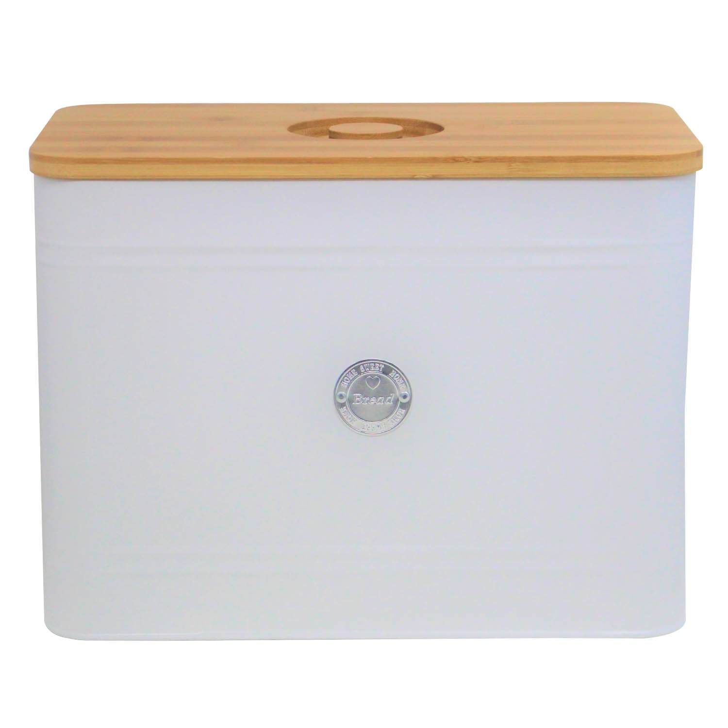 Bread Bin Canister Minimalist White Vintage Airtight Lid