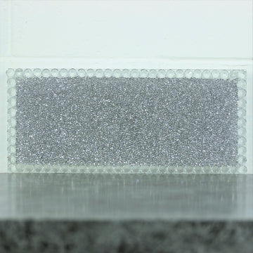 Mirror Crushed Crystal Diamond Kitchen Candle Decorative Tray