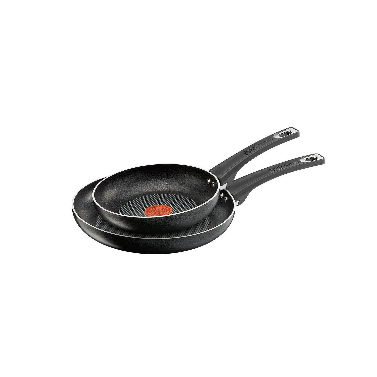 Tefal Jamie Oliver Set of 2 Stainless Steel Non stick Frying Pan 20 / 26cm,  INDUCTION COMPATIBLE