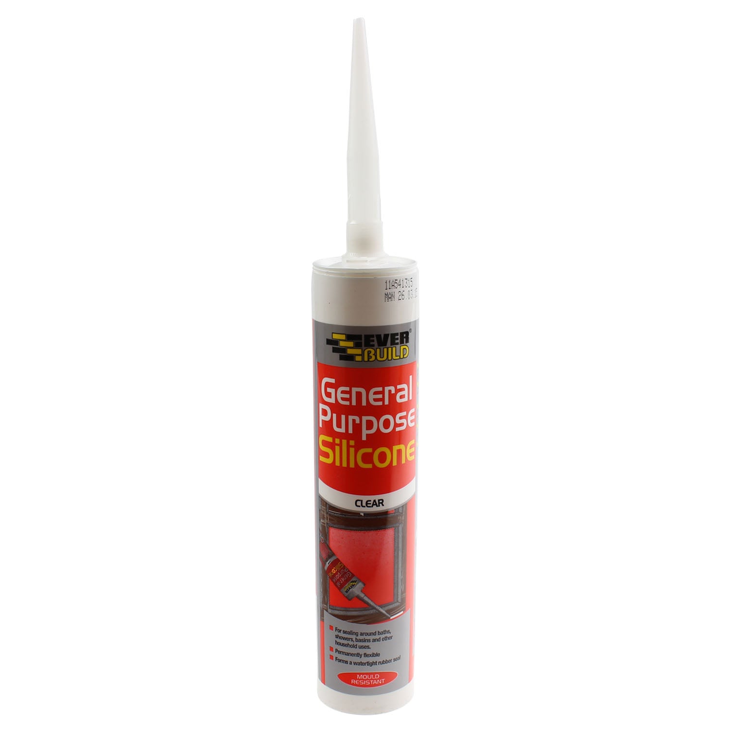 Everbuild 280ml General Purpose Silicone Clear