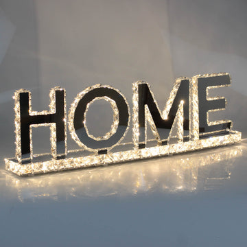 Modern HOME Crystal Mirrored Table Lamp