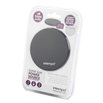 Intempo Mirror Power Bank Slimline 2000 Mah