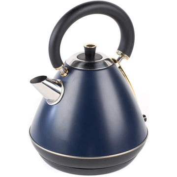 Salter Pyramid 1.7L 3000W Electric Kettle Navy Gold