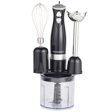 Progress Black 3-in-1 Multi-purpose Hand Blender Set