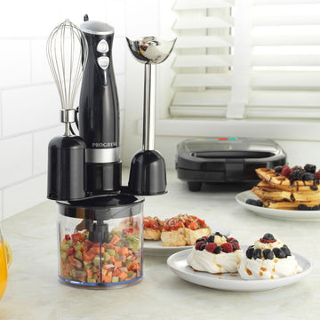 Progress Black 3-in-1 Multi-purpose Hand Blender Set