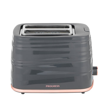 Grey 2 Slice Toaster