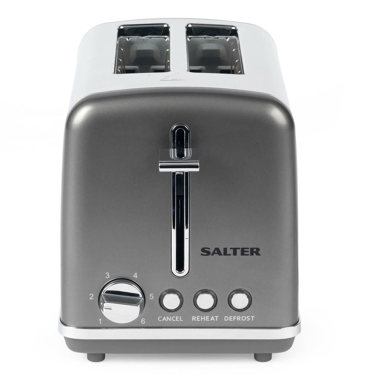 Grey 2 Slice Toaster