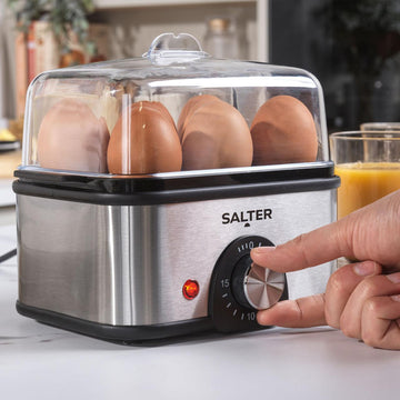 Salter 8-Egg Electric Boiled Poached Egg Cooker