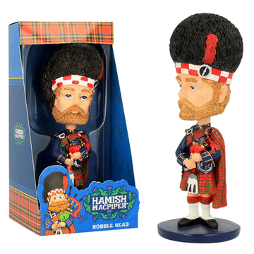 Large Resin Hamish MacPiper Bobble Head Figurine