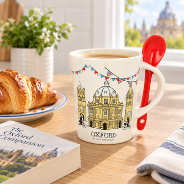 200ml Oxford Ceramic Mug Spoon Set