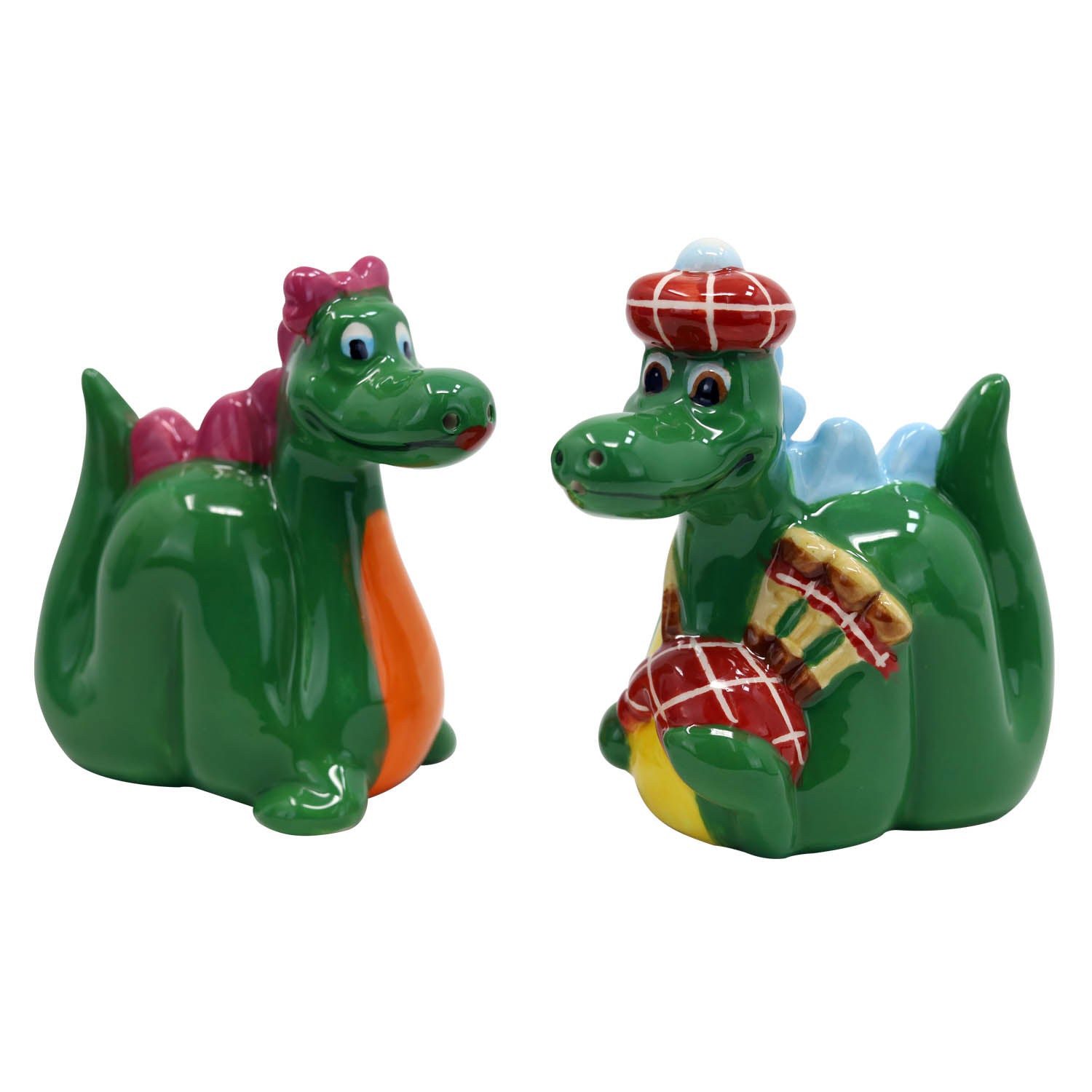 Set Of 2 Ceramic Nessie Salt & Pepper Cruet