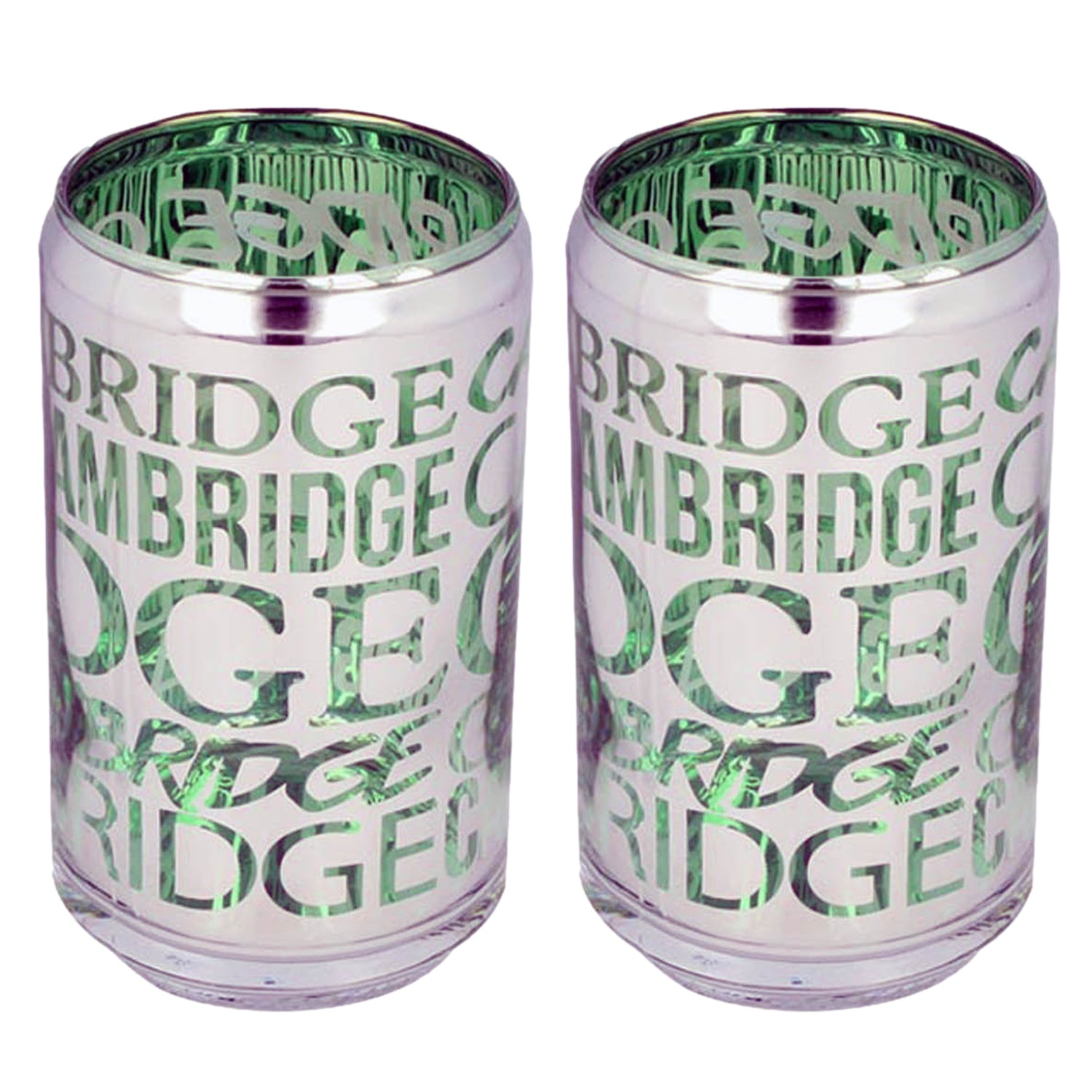 2Pcs 300ml Cambridge Display Souvenir Tin Cans