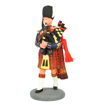 3Pcs Medium Resin Scottish Piper Figurines