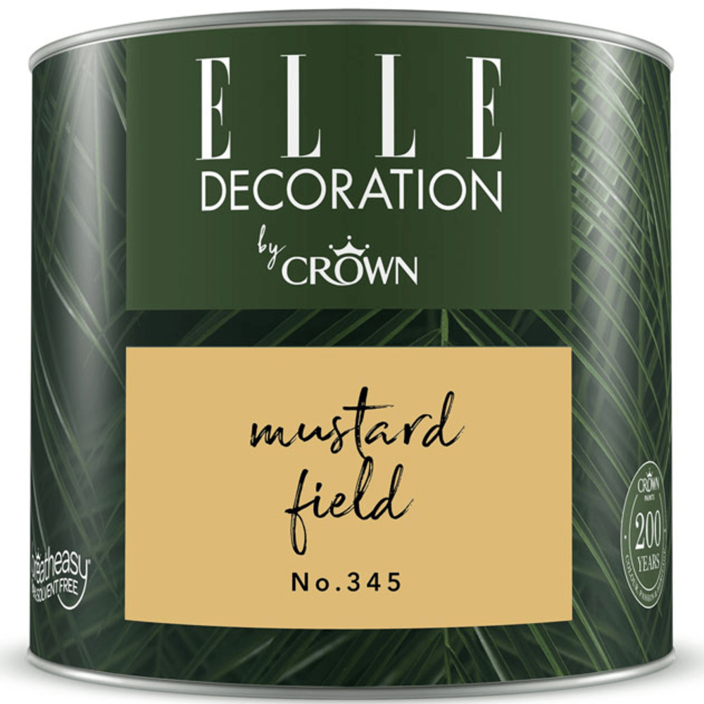 Elle Decoration Interior Paint - 125ml Yellow Mustard Field
