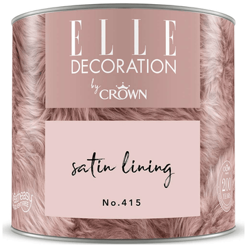 Elle Decoration Interior Paint - 125ml Pink Satin Lining
