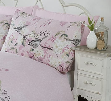 Eloise Blossom Duvet Cover Set Blush Pink Single