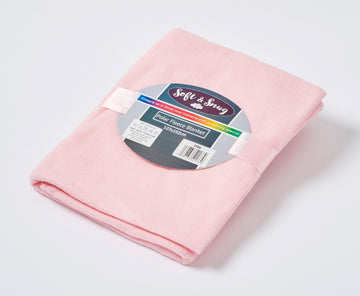 Polar Fleece Blanket Throw, 127x152cm - Pink