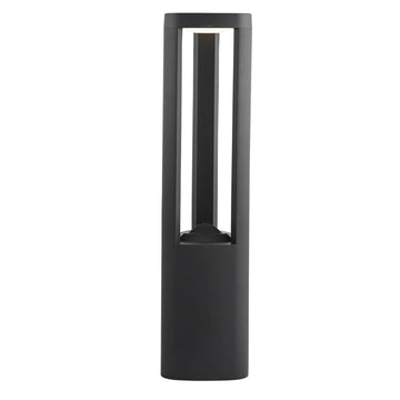 IP44 Grey LED Outdoor Post Light w. Clear Diffuser