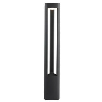 IP44 Grey LED Outdoor Post Light with Clear Diffuser