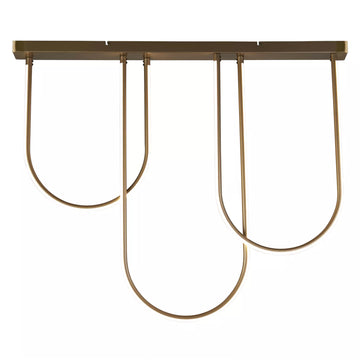 Chime 35W 4415lm 3000K Bronze LED Flush Ceiling Light