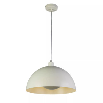 Mars Cream Metal 25cm Pendant Light