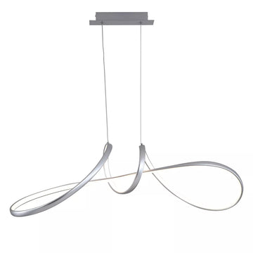 Light Grey Metal 41W Maisie LED Pendant