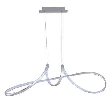 Light Grey Metal 41W Maisie LED Pendant