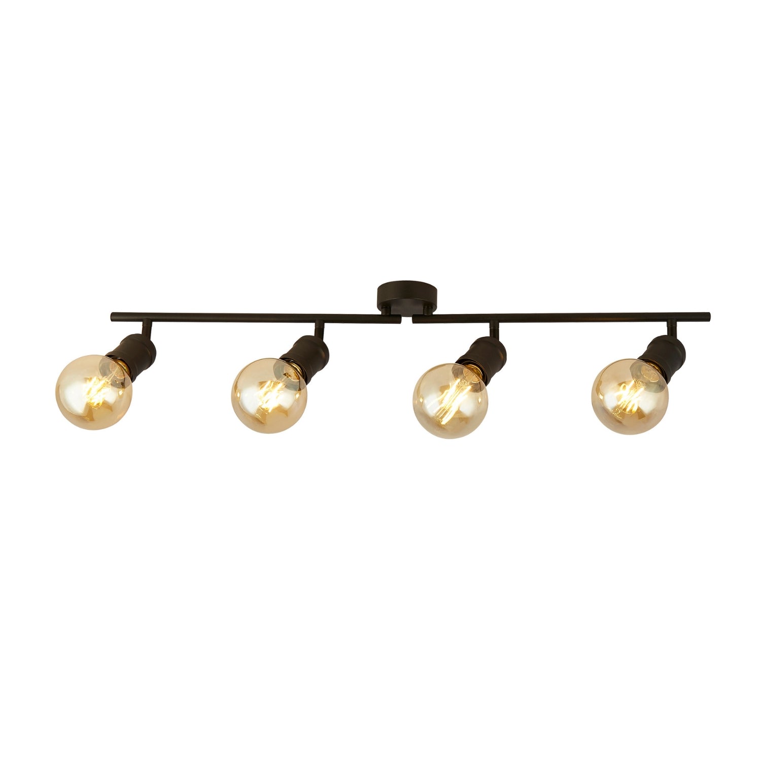 4 Lights Split Bar Black Adjustable Dance Spot Light