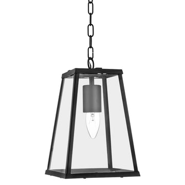 Tapered Black Ceiling Fitting Pendant Lantern Chandelier Light