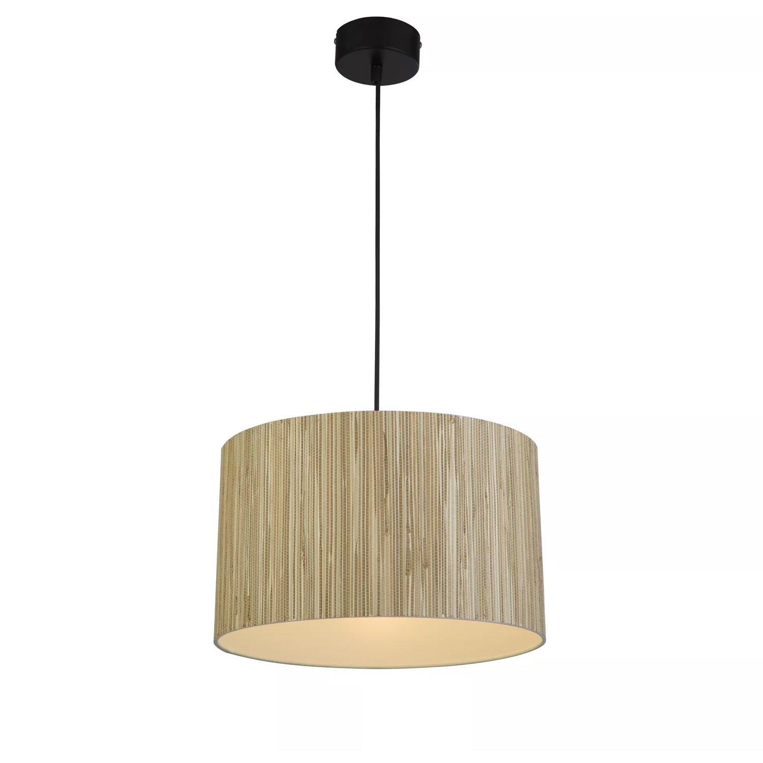 Meadow Natural Grass Shade Pendant Light