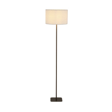 Chelsea Floor Lamp Cashmere Shade Latte Metal Base E27 150cm