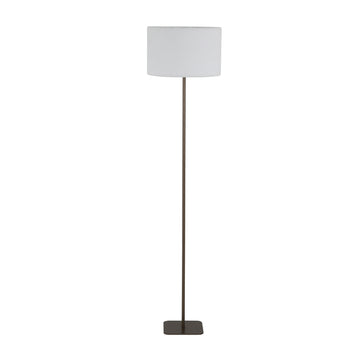 Chelsea Floor Lamp Cashmere Shade Latte Metal Base E27 150cm