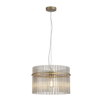 Metal Gold Champagne Glass E27 Modern Pendant Light