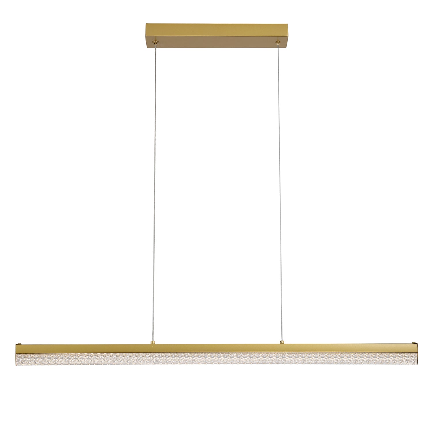 Gold Linear 100cm 12W 1490lm LED Pendant Light