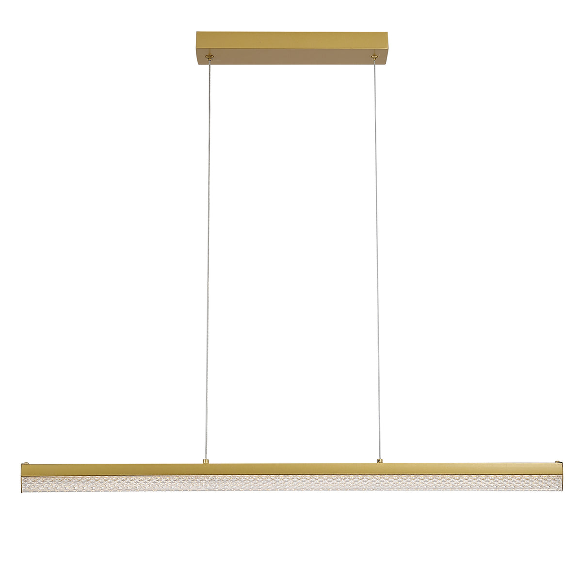 Gold Linear 100cm 12W 1490lm LED Pendant Light
