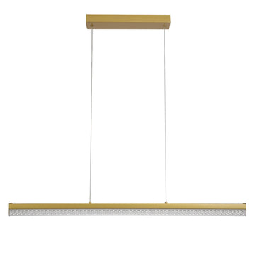 Gold Linear 100cm 12W 1490lm LED Pendant Light