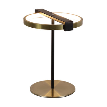 Black Satin Brass Touch Dimmer 13W LED Table Lamp