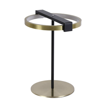 Black Satin Brass Touch Dimmer 13W LED Table Lamp