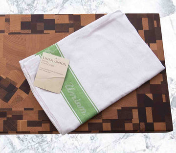 Linen Bar Glass Cloth Dish Towel - Green