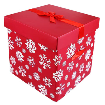 Christmas Gift Box Snowflake Design