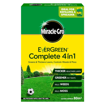 Miracle Gro Evergreen 2.8kg 4-in-1 Lawn Feed Weed Moss Killer
