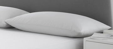 Waterproof Flannelette Pillow Protectors Pair - White