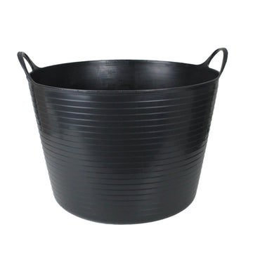42L Litre Black Large Flexi Tub
