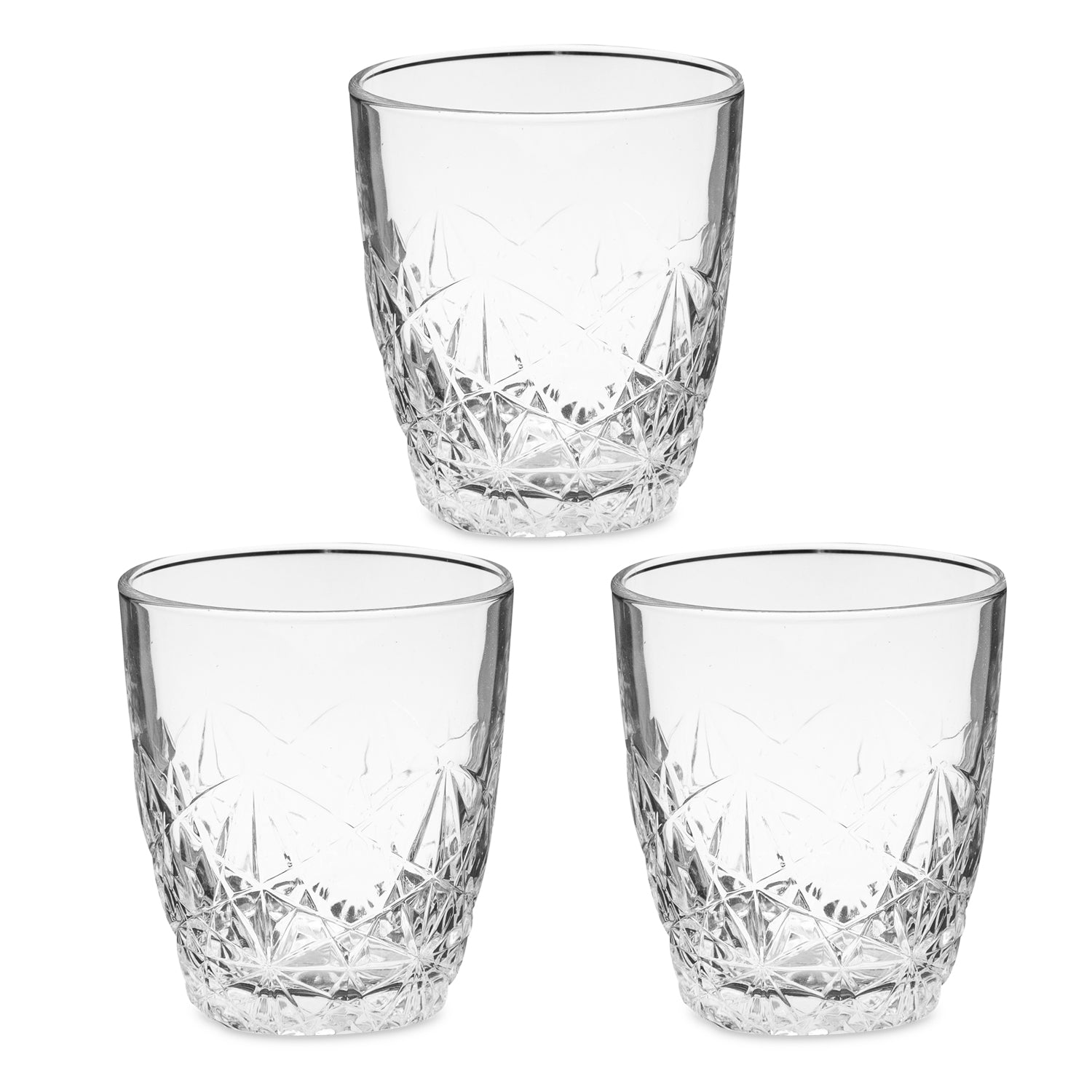 Bormioli Rocco Dedalo 3-Piece 260ml Whiskey Glass Set